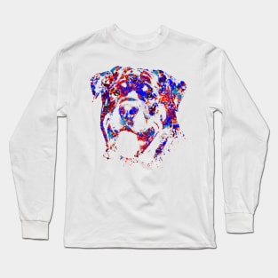 Colorful Rottweiler  - Metzgerhund Long Sleeve T-Shirt